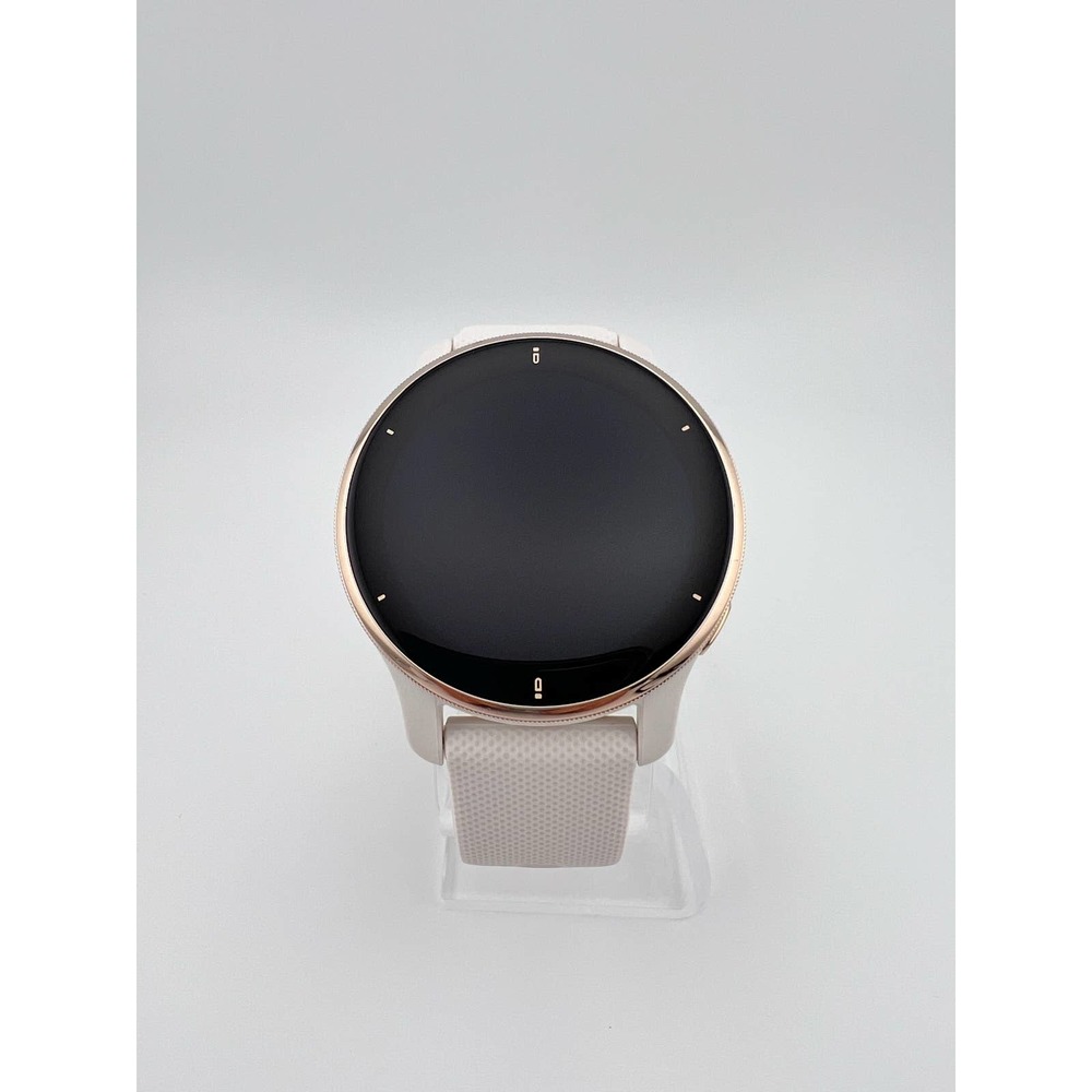 Venu 2 Plus Cream Gold Stainless Steel Bezel with Ivory